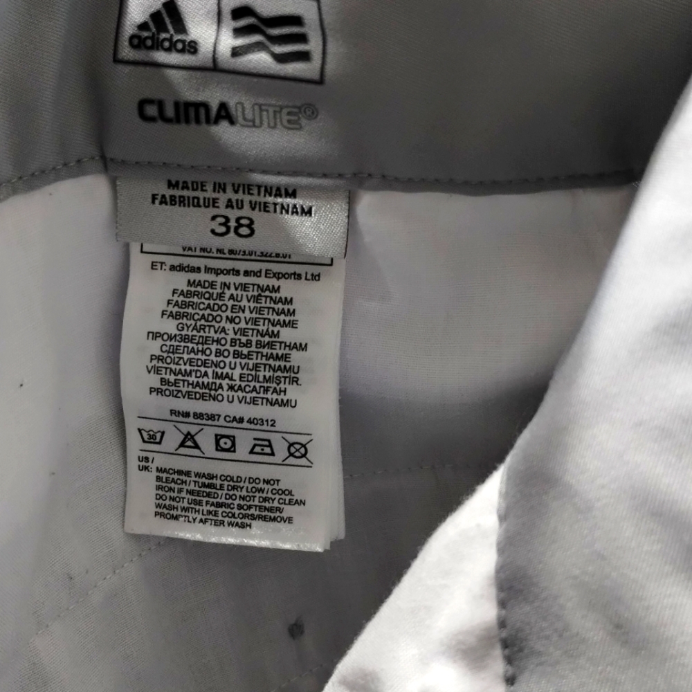 NWOT Men's Adidas climalight grey shorts